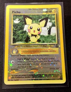 2001 Pokemon Pichu Black Star Promo! Baby Pokemon! ENN Cards - Image 1