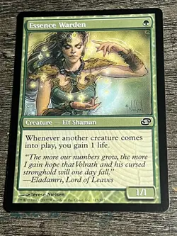 Essence Warden #145/165 MTG Planar Chaos LP excellent condition lifegain elf - Image 1