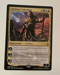 MTG Sarkhan Unbroken NM Dragons of Tarkir Free Shipping - Image 1