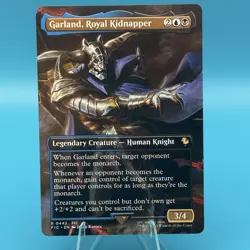 MTG Garland Royal Kidnapper 442 Borderless Final Fantasy Commander NM - Image 1
