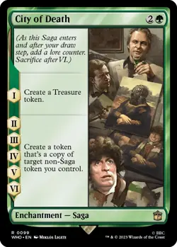 City of Death #99 *Foil* (NM) Universes Beyond: Doctor Who MTG - Image 1