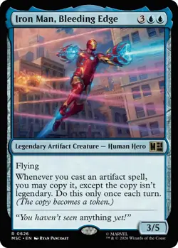 MTG Magic Marvel Jumpstart pack "Iron Man" w/ Iron Man Bleeding Edge - Image 2
