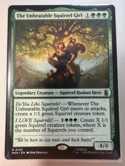 The Unbeatable Squirrel Girl MSH MTG NM #193 Regular - Image 1