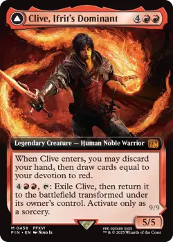 Clive, Ifrit's Dominant // Ifrit, Warden of Inferno (Extended Art) [FINAL FANTAS - Image 1