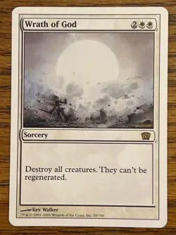 MTG - Wrath of God - 8th Edition - Rare - NM/LP - Magic the Gathering - Image 1