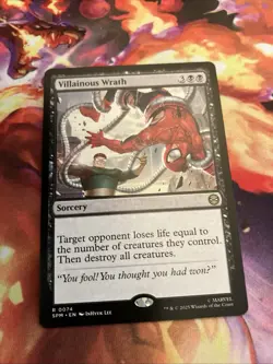 1 x Villainous Wrath - Marvel's Spider-Man - NM-Mint - MTG - Image 1