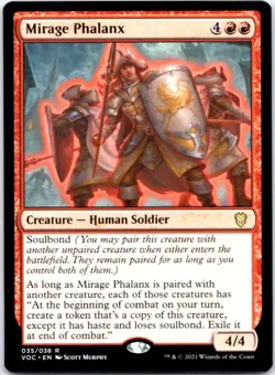 Mirage Phalanx Commander: Innistrad: Crimson Vow, 35 NM - Image 1