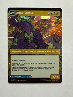 MTG Norman Osborn SPM 0220 Foil Borderless – Marvel’s Spider‑Man – NM - Image 2