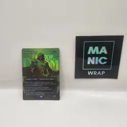 Doctor Doom NM Borderless Foil #365 - MTG Marvel Super Heroes - Image 2