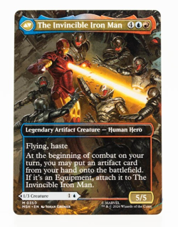 Tony Stark The Invincible Iron Man Marvel Super Heroes 0350 Mythic MTG Border - Image 2