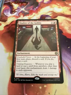 x1 Shadow of the Goblin R MTG Marvel's Spider-Man M/NM, English - Image 1