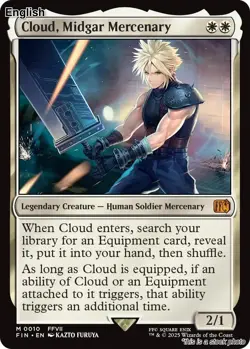 Cloud, Midgar Mercenary EN [FIN - 10] - NM TCG MTG - Image 1