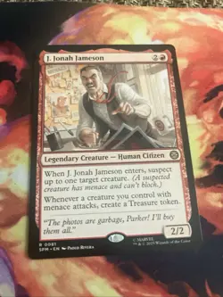 J. Jonah Jameson 81 NM MTG Marvel's Spider-Man Magic - Image 1