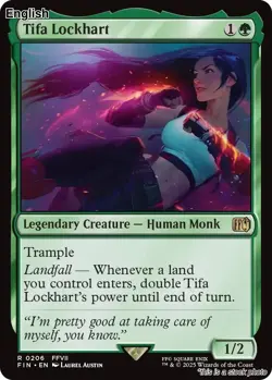 Tifa Lockhart EN [FIN - 206] - NM TCG MTG - Image 1
