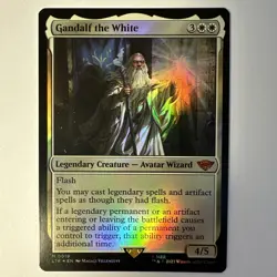 MTG Tales Of Middle Earth: Gandalf The White 0019 Foil Lord Of The Rings - NM - Image 1