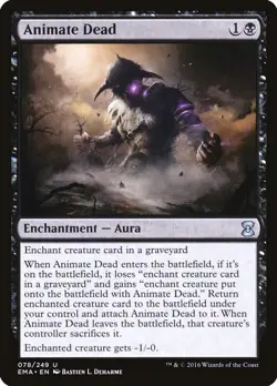 Animate Dead #78 *Foil* (NM) Eternal Masters MTG - Image 1