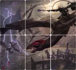 Witch King Magic the Gathering Lord of the Rings Scene Box Art Cards Sealed MTG - Image 1
