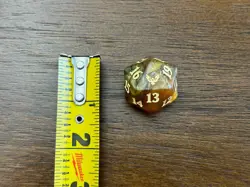 Magic Gathering Strixhaven Oversized Spindown D20 Life Counter Die Dice - Image 1