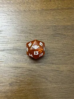 Magic Gathering Outlaws Thunder Junction Oversized Spindown D20 Life Counter MTG - Image 1