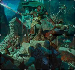 Aragorn Magic the Gathering Lord of the Rings Scene Box Art Cards Sealed MTG - Image 1