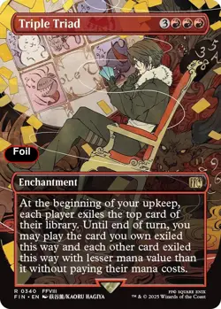 Foil Triple Triad (Borderless) - 340 - NM - FINAL FANTASY - Image 1