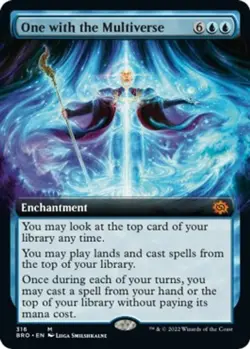 One with the Multiverse (Extended Art) #316 *Foil* (MP) The Brothers' War MTG - Image 1