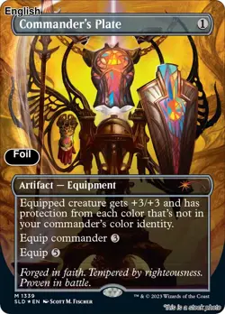 Commander's Plate EN [SLD - 1339] - NM [Foil] TCG MTG - Image 1
