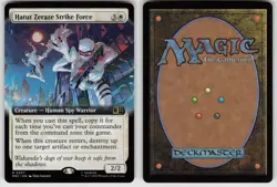 Hatut Zeraze Strike Force (Extended Art) 307 Commander: Marvel Super Heroes MTG - Image 3