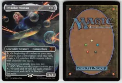 Invisible Woman (Borderless) 1 Commander: Marvel Super Heroes MTG - Image 3