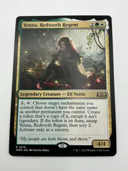 Yenna, Redtooth Regent 219 Rare Wilds of Eldraine Magic: The Gathering LP - Image 1