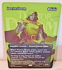 Doctor Doom Marvel Magic the Gathering Full Art MTG NM - Image 1