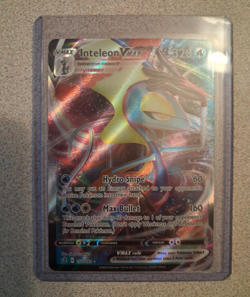 Pokemon Company Inteleon VMAX Ultra Rare Full Art Holo 050/192 Rebel Clash ENG - Image 1