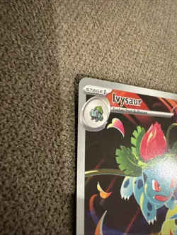 Pokemon TCG Ivysaur 134/132 Mega Evolution Illustration Rare NM Card - Image 3