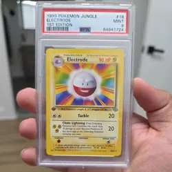 1999 POKEMON JUNGLE #18 ELECTRODE FIRST EDITION PSA 9 - Image 1