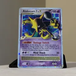 Alakazam LV.X 103/111 Rising Rivals Ultra Rare Holo English 2009 100 HP - Image 1
