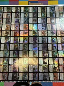 MTG Magic the Gathering War of the Spark FOIL Uncut Rare/Mythic Sheet - Image 4