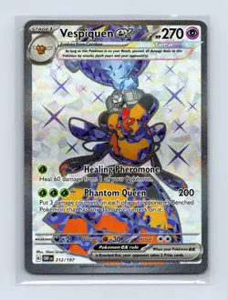 Vespiquen ex 212/197 Ultra Rare Obsidian Flames Pokemon Holo Lightly Played - Image 1
