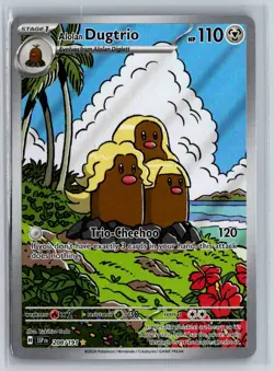 Alolan Dugtrio #208/191 SV08: Surging Sparks Pokemon - Image 1