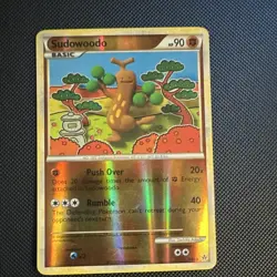 Sudowoodo 9/95 Reverse Holo HGSS Unleashed Pokemon LP - Image 1