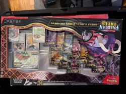 Pokemon Paldean Fates Great Tusk Ex & Iron Treads Ex Premium Collection - Image 1