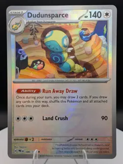 Pokemon TCG: Prismatic Evolutions (080/131) Dudunsparce Master Ball Pattern (NM) - Image 1
