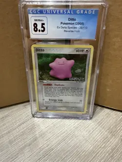 Pokemon Ditto EX Delta Species ReverseHolo #35 CGC 8.5 - Image 1