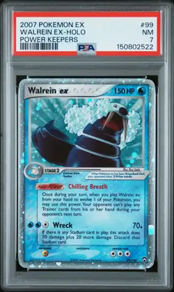 Walrein Ex-Holo Pokemon Ex Power Keepers 99 PSA 7 - Image 1