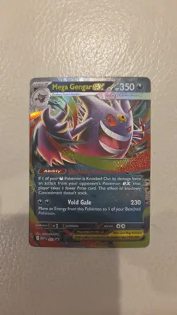 Pokemon Mega Gengar ex Mega Evolution Black Star Promos 73 Holofoil Near Mint - Image 1