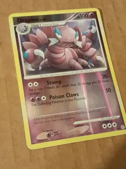 Pokemon Drapion 23/130 Diamond & Pearl Reverse Holo LP See Pictures - Image 3