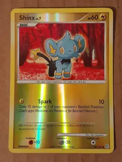 Pokemon Shinx 98/130 Diamond & Pearl Reverse Holo LP See Pictures - Image 1