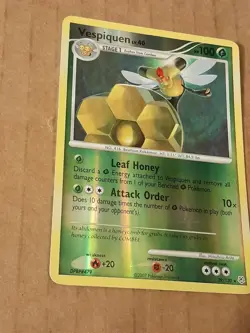 Pokemon Vespiquen 39/130 Diamond & Pearl Reverse Holo LP See Pictures - Image 4