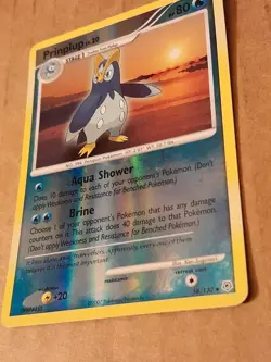 Pokemon Prinplup 58/130 Diamond & Pearl Reverse Holo LP See Pictures - Image 2