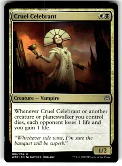 Cruel Celebrant War of the Spark Regular MTG - Image 1