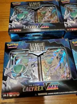 Pokemon Ice Rider Calyrex VMAX League Battle Deck (New Factory Sealed) Lot Of 4 - Image 2